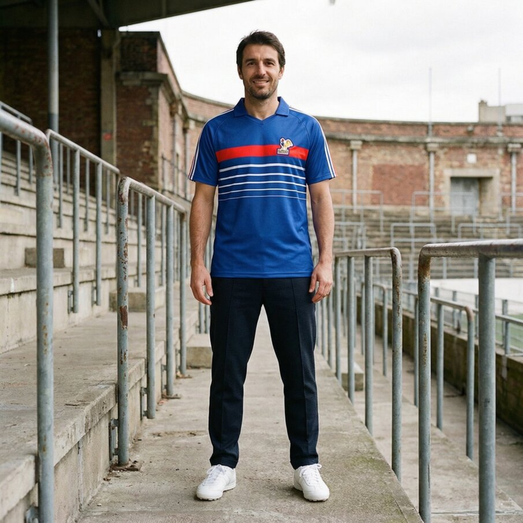Frankreich Heim Trikot 1984