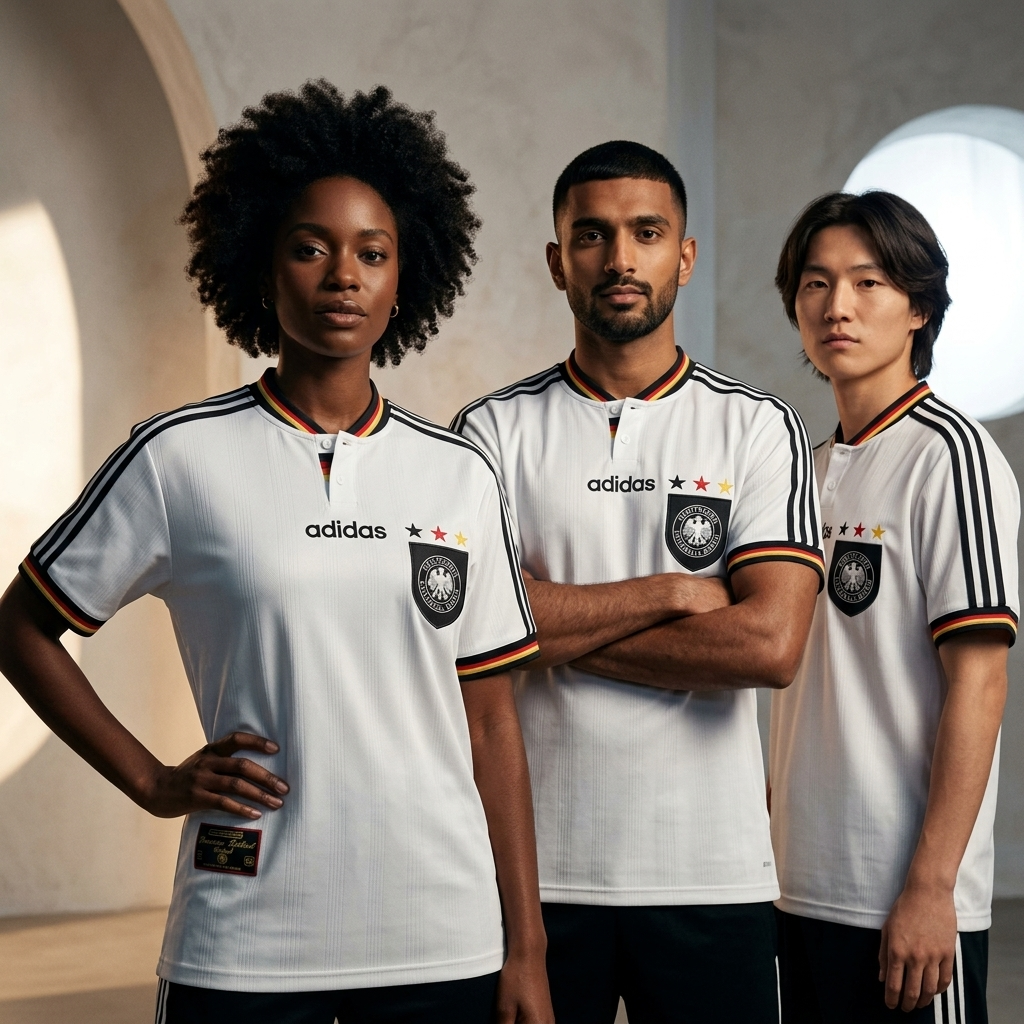 Deutschland Heim Trikot 1996