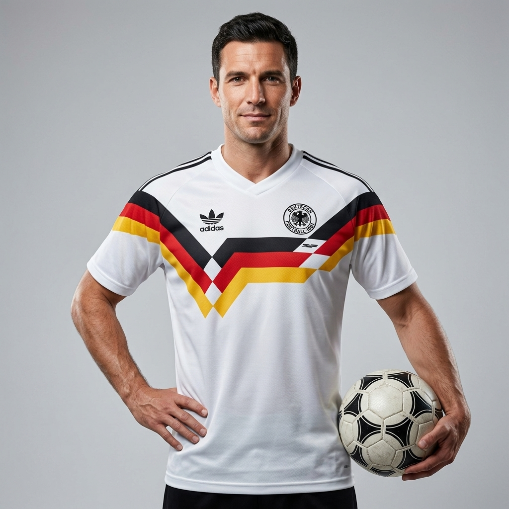 Deutschland Heim Trikot 1990 Weltmeister