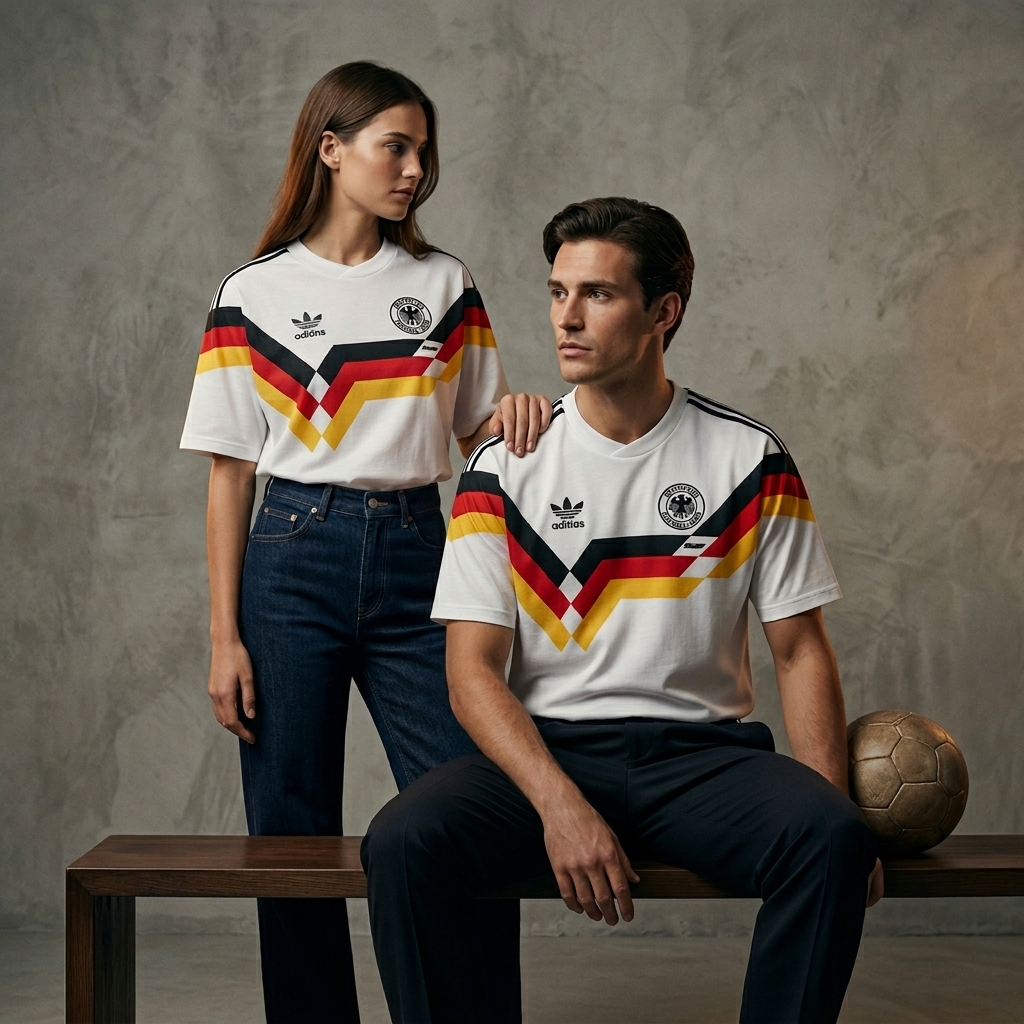 Deutschland Heim Trikot 1990 Weltmeister